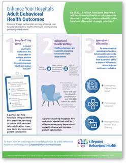 Increase Geriatric Behavioral Health Access through Partnership